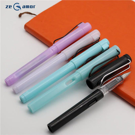 Zeamor Penne Stilografiche Best Selling Fountain Pen Christmas Gift Classic Plastic Pen With Ink