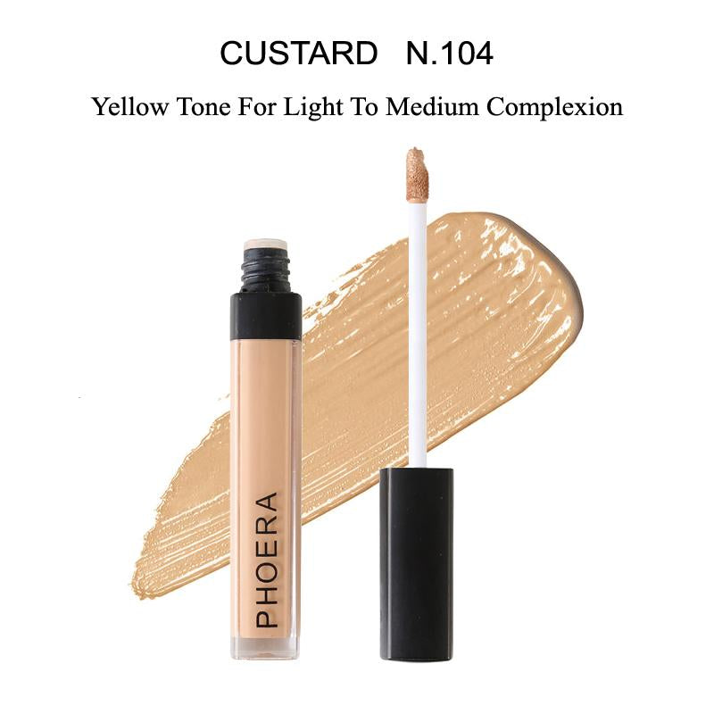 PHOERA Full Cover Liquid Concealer Base Maquiagem Matte Concealer Maquillaje