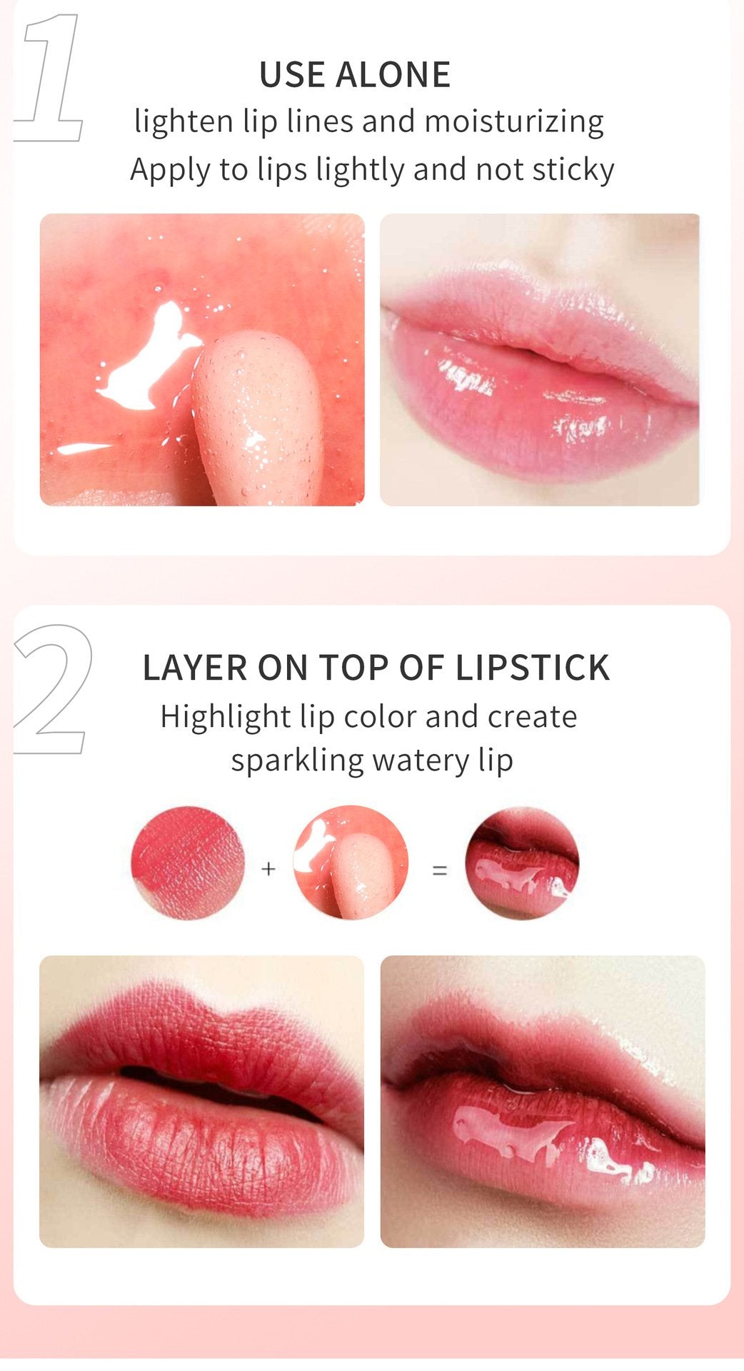 Wholesale Waterproof Gloss Lip Gloss 6 Color Glow High Quality Vegetarian Gloss Lip Gloss