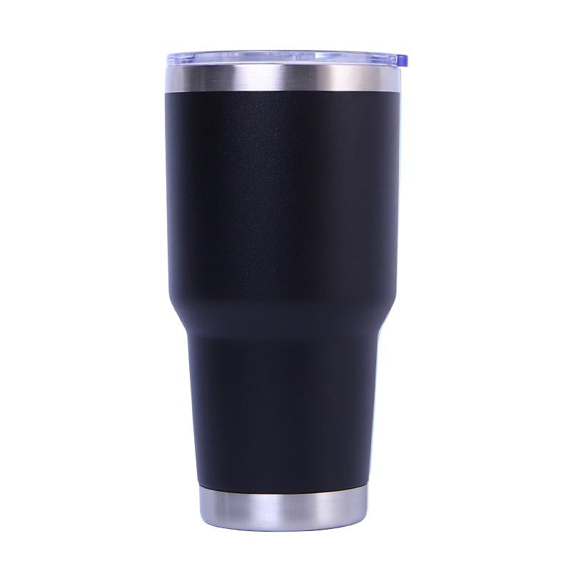 Custom Logo Powder Coated Metal Cup Double Wall Vacuum Insulated Stainless Steel 20 Oz 30 Oz Car Tumbler Cup Travel Coffee Mug