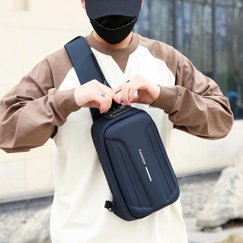 Wholesale Waterproof Single Shoulder Bag Men's Multifunctional Leisure Chest Bag