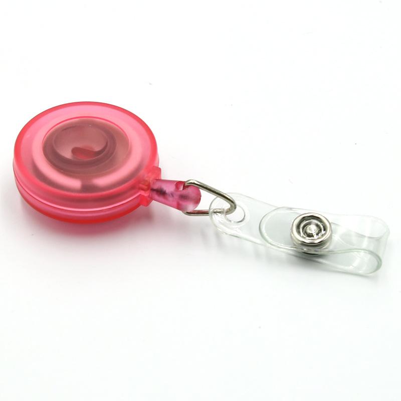 Heavy Duty Retractable Badge Holder Reel Medical Nurse Name Badge Reel Card Holder Metal Clip Retractable Name Badge Reel