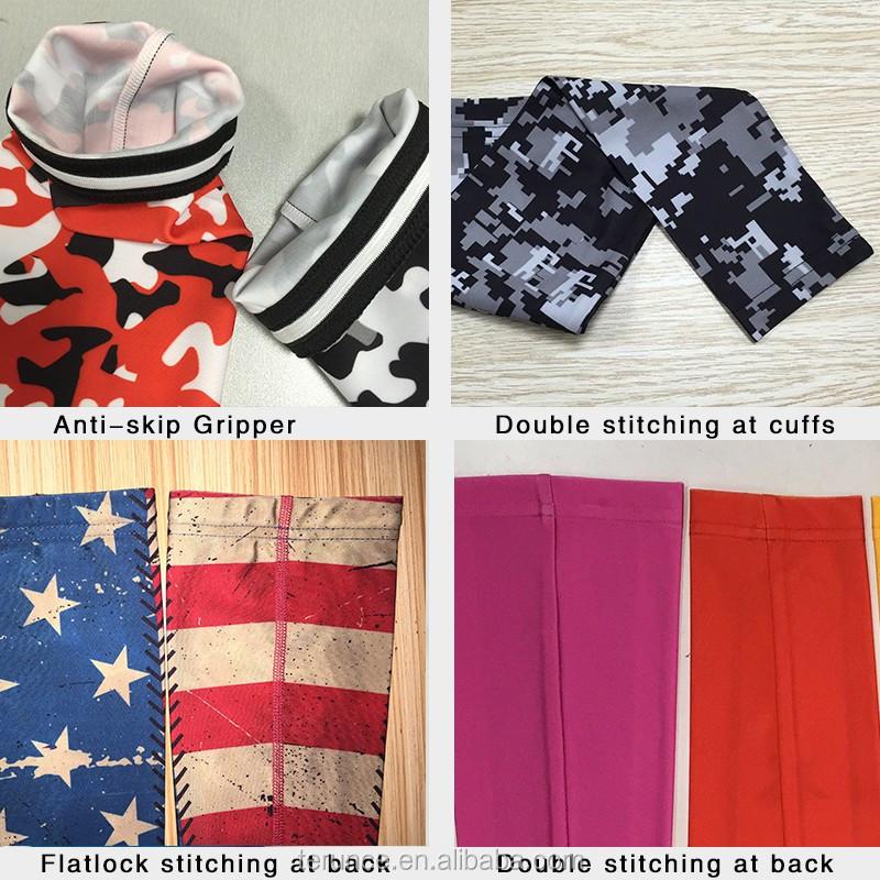 Frost Arm Sleeve Custom American Football Arm Sleeve Youth Adult Sports Baseball Sleeve Headband Suit