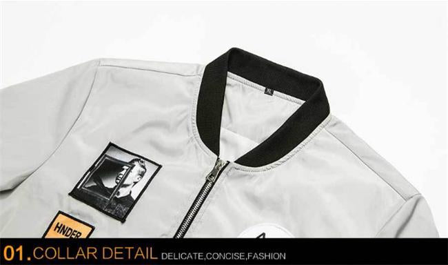 OEM Wholesale Fashion Hip Hop Casual Windproof Coat Waist And Cuffs Short Jacket With Elastic Band For Men