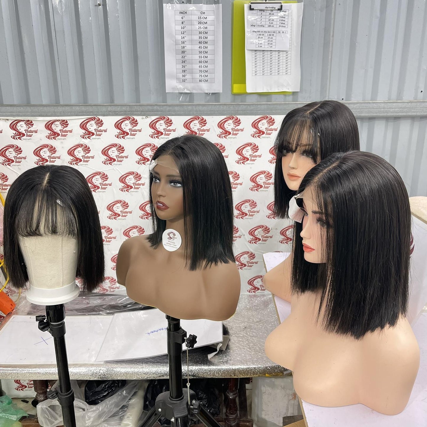 Set For Black Women 2 Strands Of Hair Ombre And 1 Lace Closed Bone Straight Double Pull 100% Virgin Vietnamese Human Harry Wig