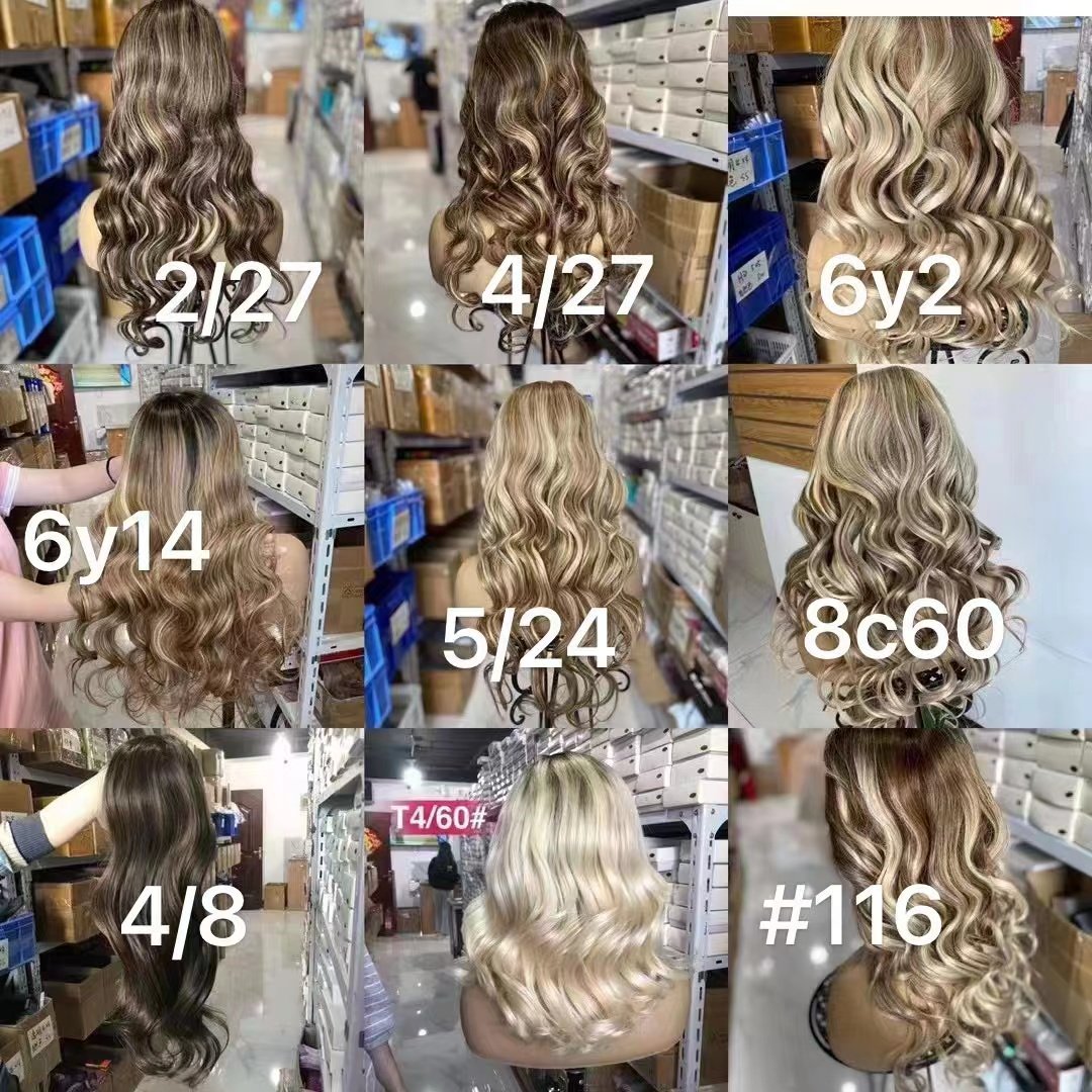 Longhu Natural Wig Front Human Hair Glue-free Wig Russian Hair Jewish Wig
