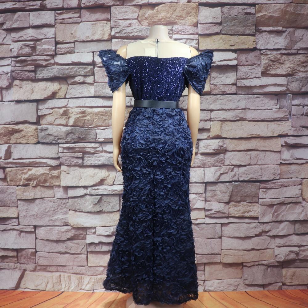 New Rhinestone Sequins African Costume Church Women Women's Dress Embroidery African Design Dress Mesh Women's Dress Women's Dress