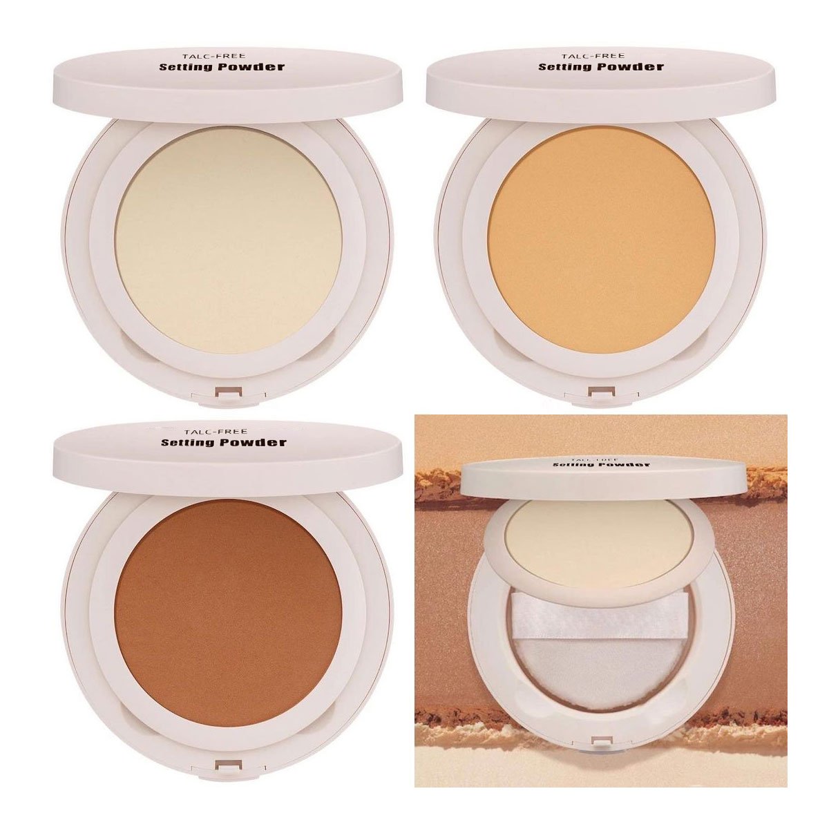 OEM Full Coverage 2 In 1 Foundation And Concealer Private Label No Talc Cosmetic Setting Powder