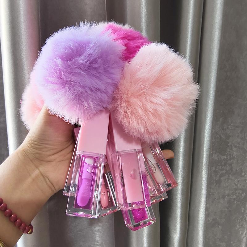 Wholesale Mini Plump Moisturizing Tone Magic Lip Oil Vegetarian Fruit Shimmer Lip Oil Private Label Liquid Clear Lip Gloss