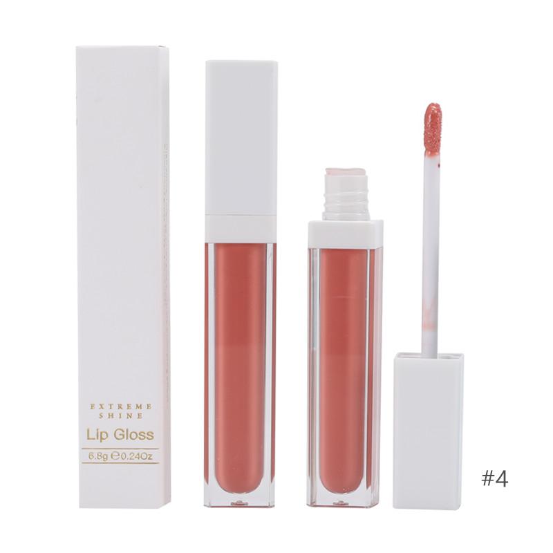 New Makeup Lip Gloss Cosmetics Liquid Vegetarian Organic Gloss Plump Fruit Nude Transparent Custom Private Label Lip Gloss