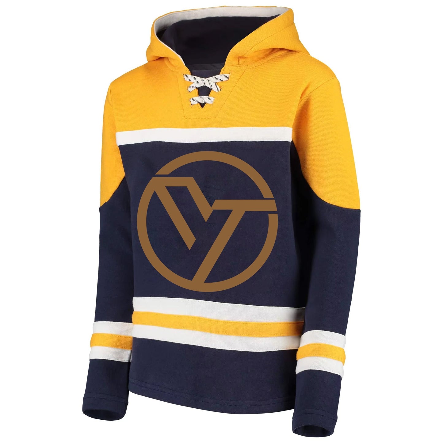 Wholesale Custom Sublimation Embroidered Logo Blank Hockey Sweatshirt Hoodie