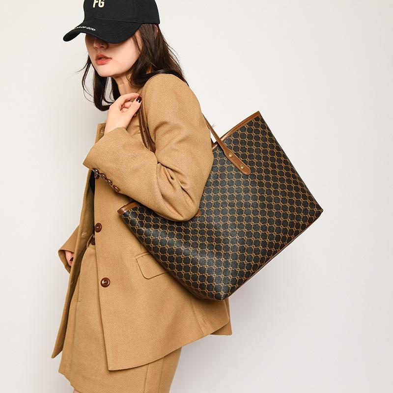 Top Fashion Women Brand Printed Luxury Bag Handbag PU Shoulder Bag Women's Large Capacity Handbag
