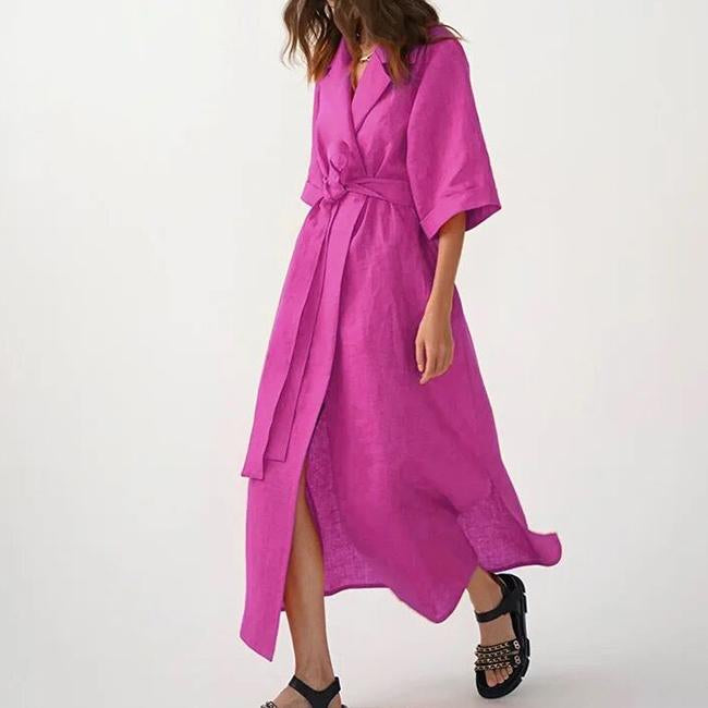Autumn 2024 Clothing Boutique European Women's Floral Floral Loose Long Mediocre Formal Maxi Vestibule Women's Casual Women's Clothing
