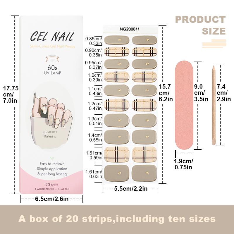 2025 Wholesale Amazon Best Selling New Brand UV Gel Nail Polish Nail Wraps Gel Varnish Nail Polish Sticker
