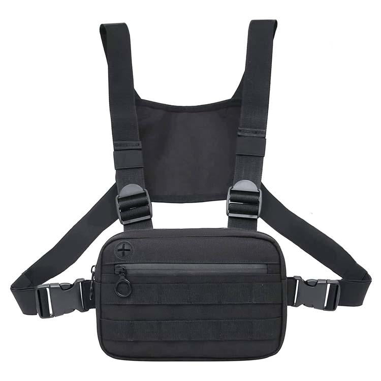 Lightweight Sport Crossbody Bag Tactical Chest Bag Vest Men's Chest Bag