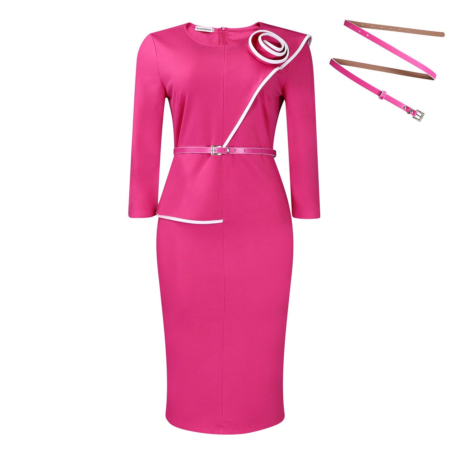 2025 Latest Design Spring Women's Casual Elegant O Collar Long Sleeve Office Women's African Women's Clothing