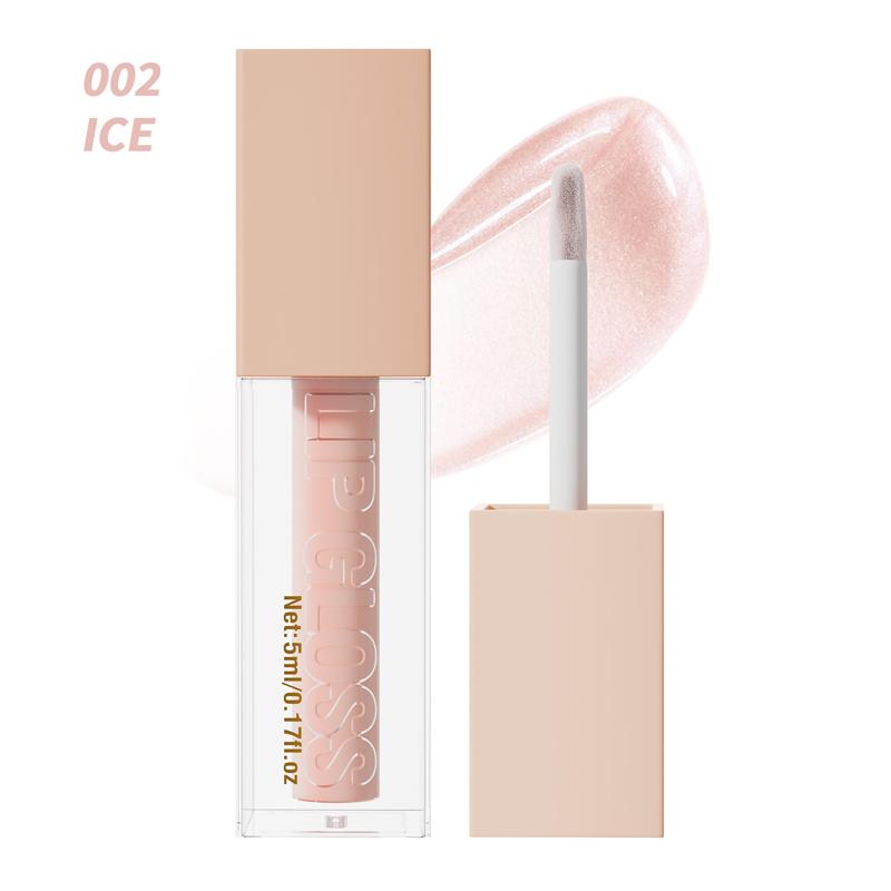 Manufacturer Luxury Cosmetic Gloss Transparent Lip Glaze Wholesale Bulk Glitter Lip Gloss