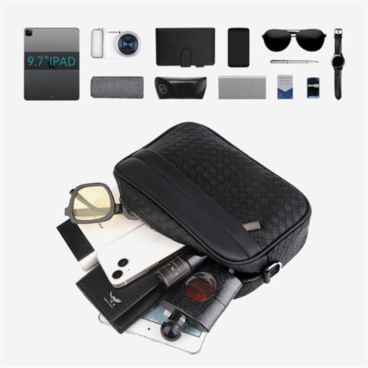 2024 Hot Sling Bag Travel Luxury Crossbody Bag Pu Leather Men Shoulder Bag