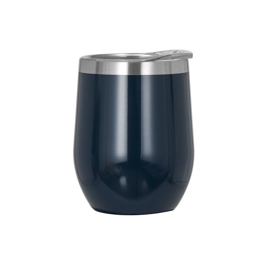 OEM/ODM 12oz Egg Shape Double Wall Stainless Steel Vacuum Cup Hot Travel Coffee Wine Cup Insulated Wine Cup