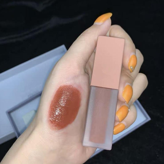 Multi 12 Color Lip Gloss Cosmetic Red Lip Ribbon Logo Liquid Matte Lipstick Private Label Lip Gloss