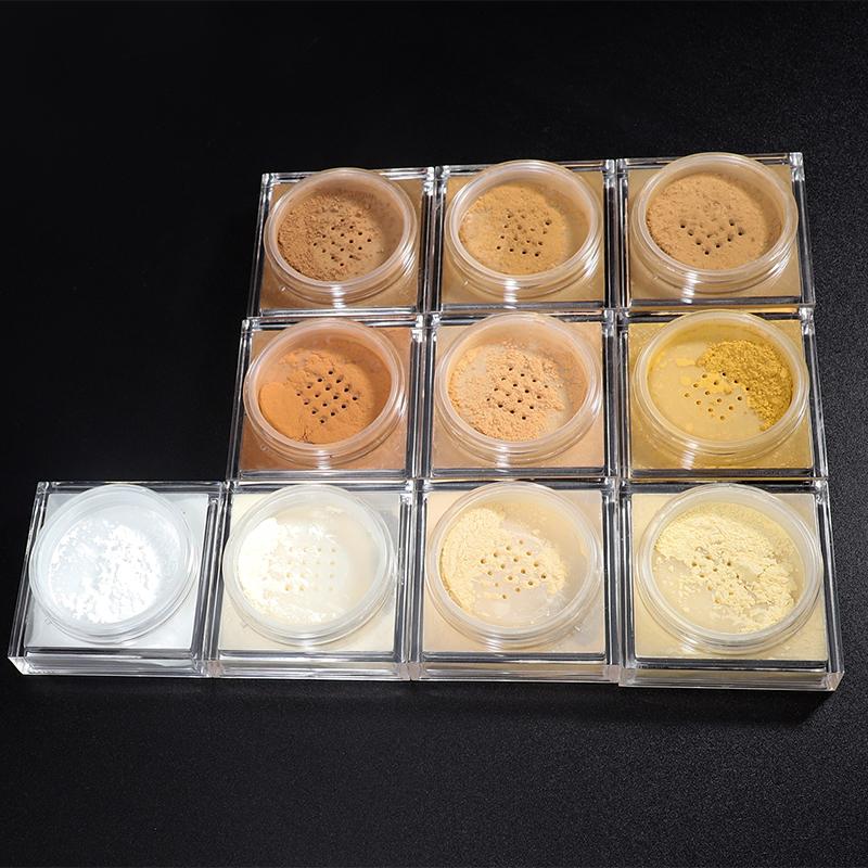 OCHAIN OEM Oil Control Waterproof Square Makeup Private Label Loose Styling Powder