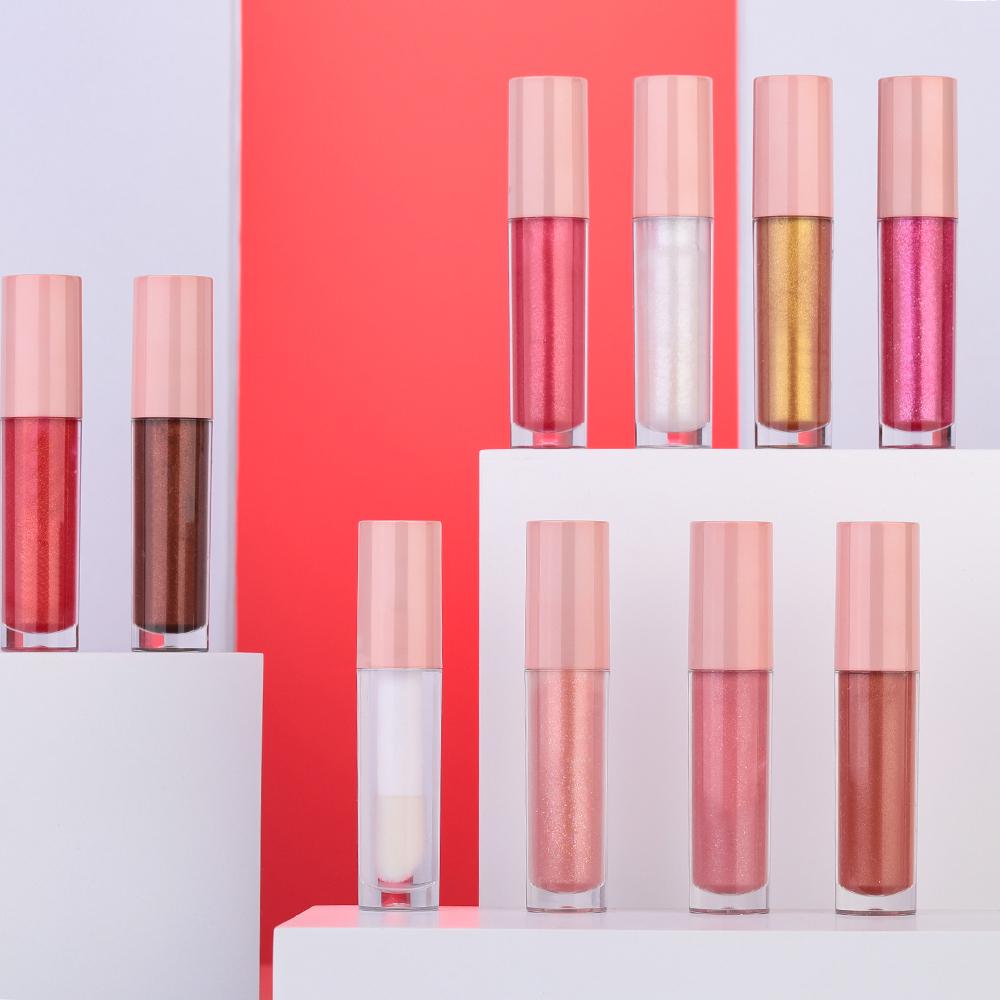Wholesale New Design Mini Lip Gloss Cosmetic Moisturizing Liquid Lip Gloss Plain Glitter Lip Gloss Shiny Lip Gloss