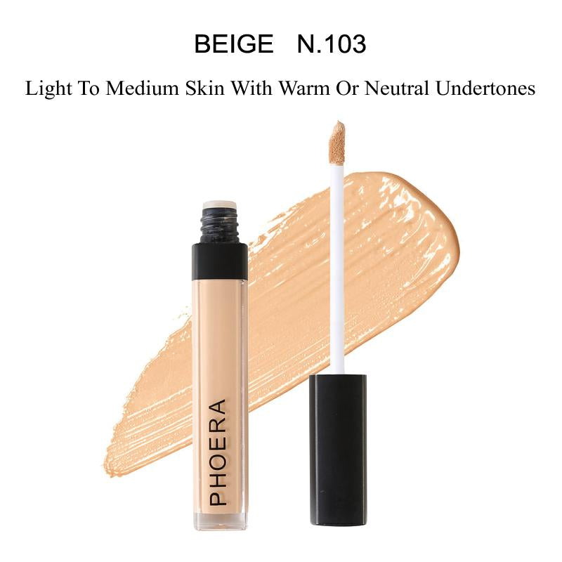 PHOERA Full Cover Liquid Concealer Base Maquiagem Matte Concealer Maquillaje