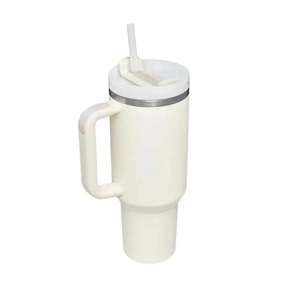 Custom Stanleyem Cup 40 Oz Stainless Steel Travel Mug With Handle Tumbler Outdoor Coffee Tumbler Coffee Cup With Lid