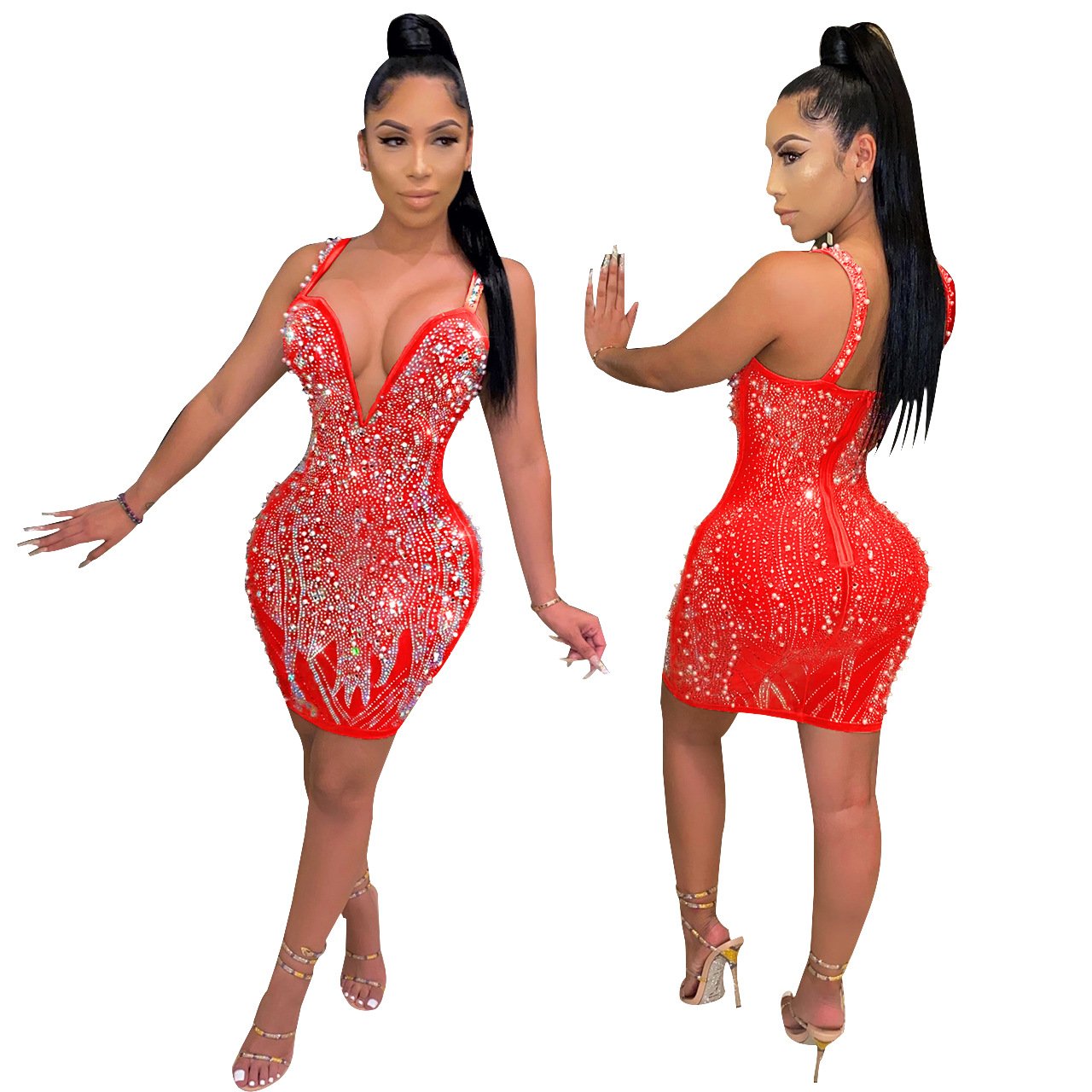 Wholesale Women Dress New Design Party Dress Sleeveless Women Elegant Ladies