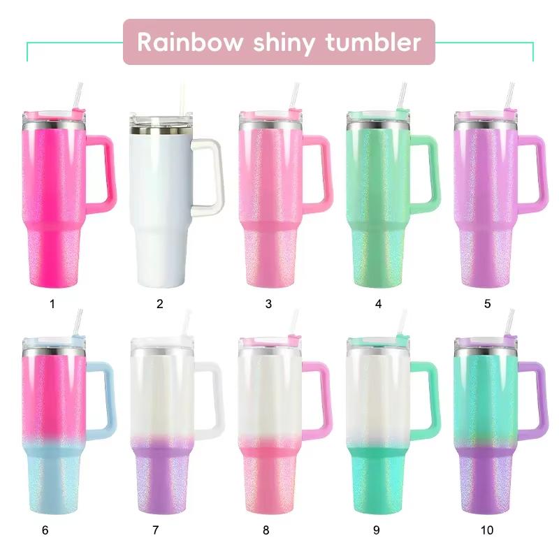 Custom 40 Ance Cup Adventure Stainless Steel Double Wall Vacuum Metal Travel Coffee Cup 40 Oz Tumbler With Handle