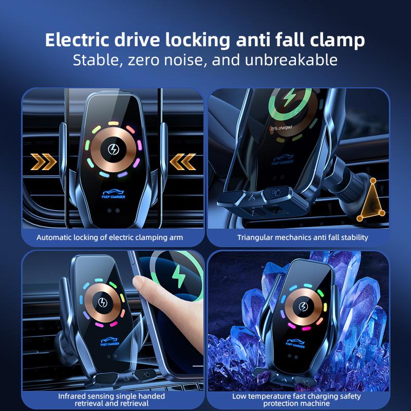 Wireless Car Charger Fast Charging Mobile Phone Holder Car Aromatherapy Holder Mobile Phone Holder Wireless Charger Mobile Holder