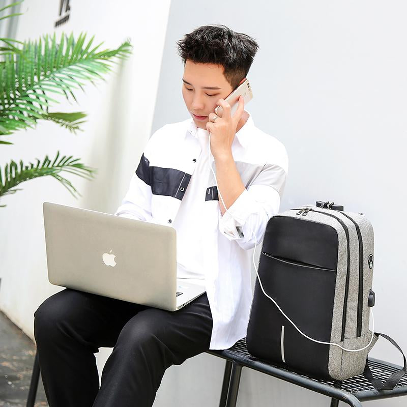 Anti-theft Men's Chest Bag Good Shape Beautiful Waterproof USB Rechargeable Crossbody Bag