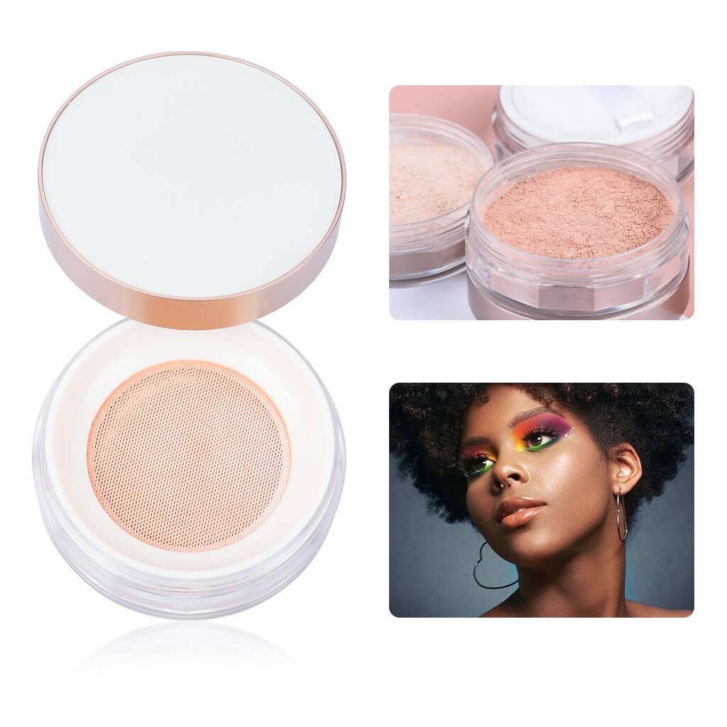 Private Label Face Makeup Waterproof Powder Translucent Powder Oil Control Vegetarian Setting Powder