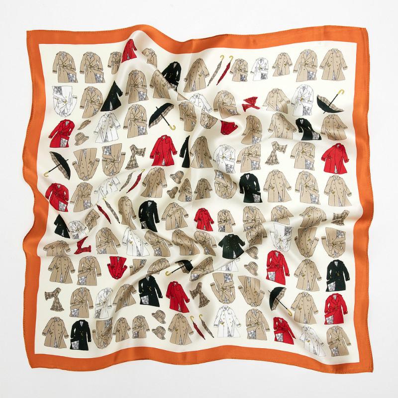 100% 丝巾印花服务设计师foulard socie女士方形定制丝巾带标志100% silk scarf printing service designer fould socie ladies square custom silk scarf with logo