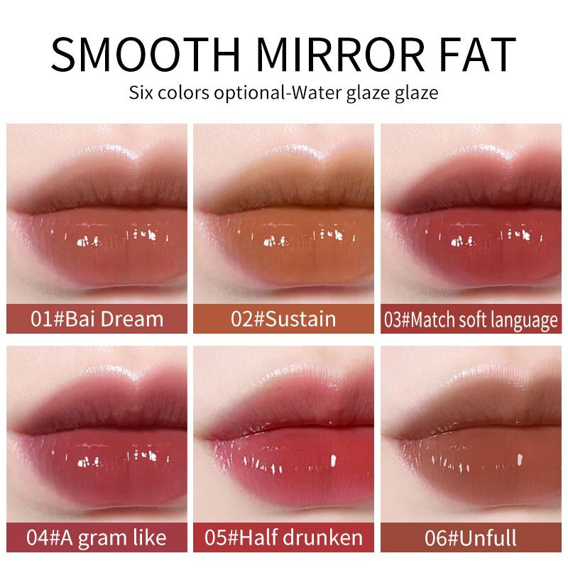 Wholesale Plump Jelly Lip Gloss Moisturizing Non-fading Water Gloss Mirror Lip Glaze Gloss Lip Gloss