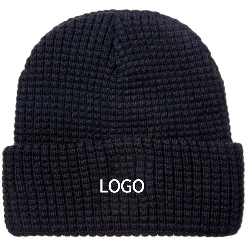 Fashion Autumn Hat Knitted Warm Scarf Men's Women's Wool Skateboard Unisex Hat Winter Knitted Hat Fleece Hat
