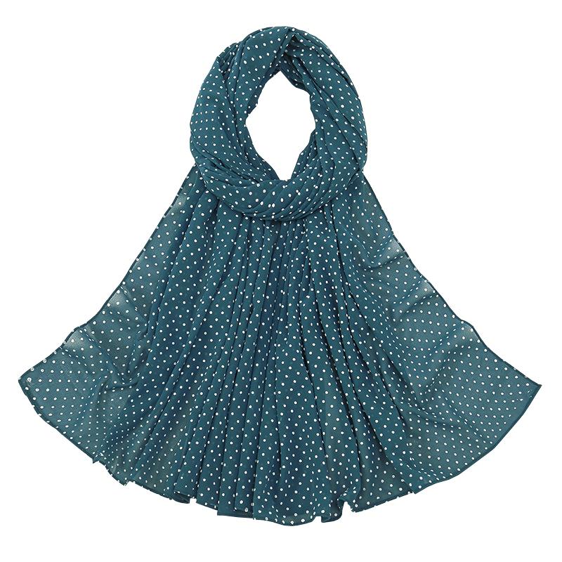New Solid Color Foam Dot Chiffon Veil Monochrome Breathable Dot Long Veil Sunscreen Shawl Decoration Wholesale