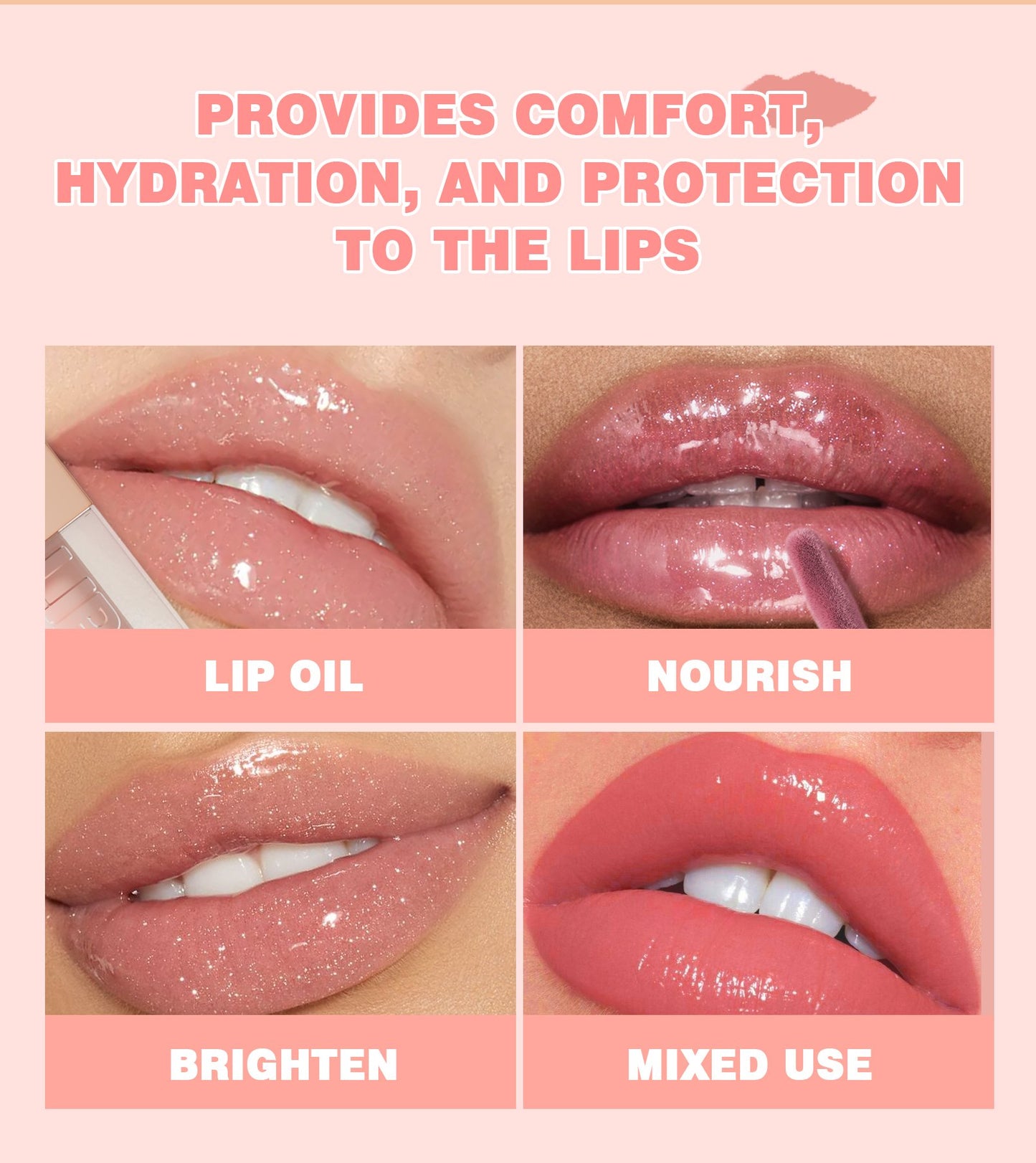 Lip Gloss Moisturizing Lip Gloss Hyaluronic Acid Moisturizing Gloss Lip Gloss