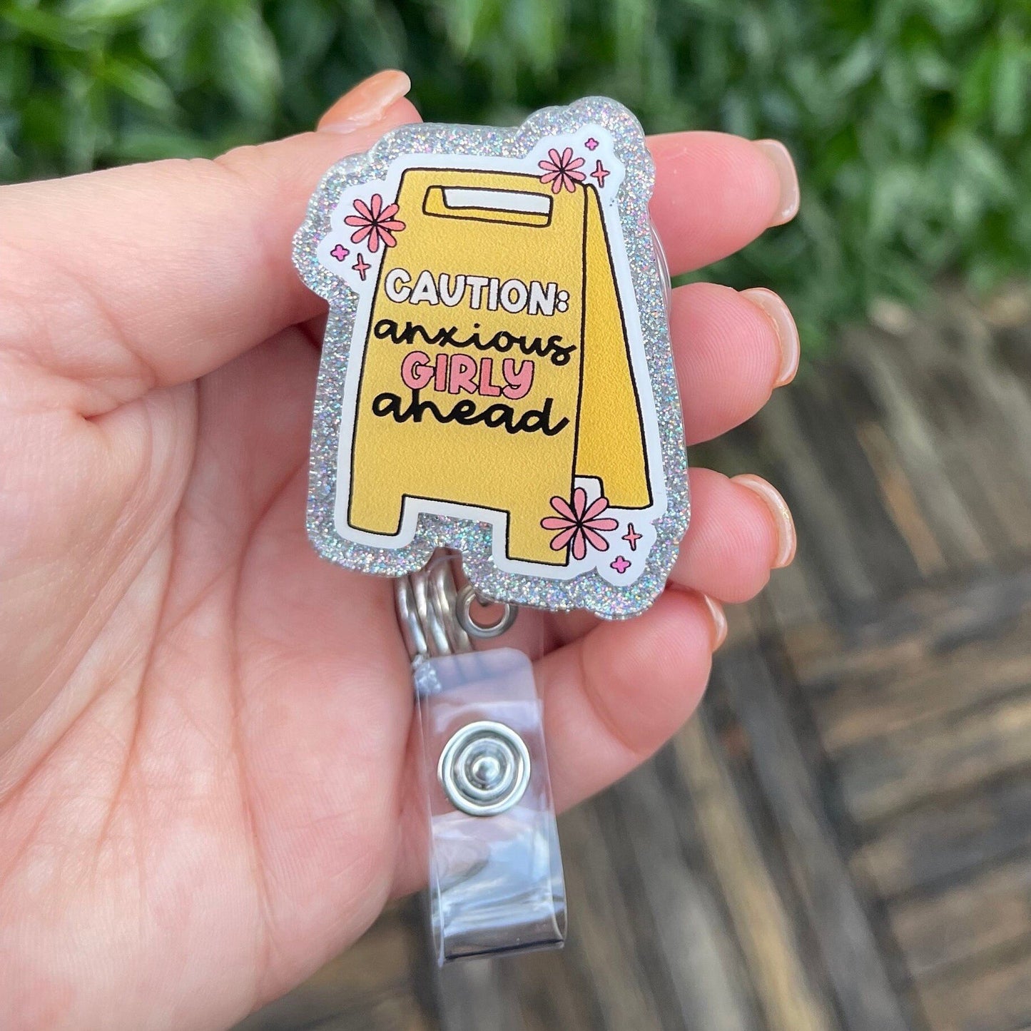 Custom Heavy Duty Nurse Accessories Name Id Reel Retractable Card Seat Funny Incentive Shaker Badge Reel