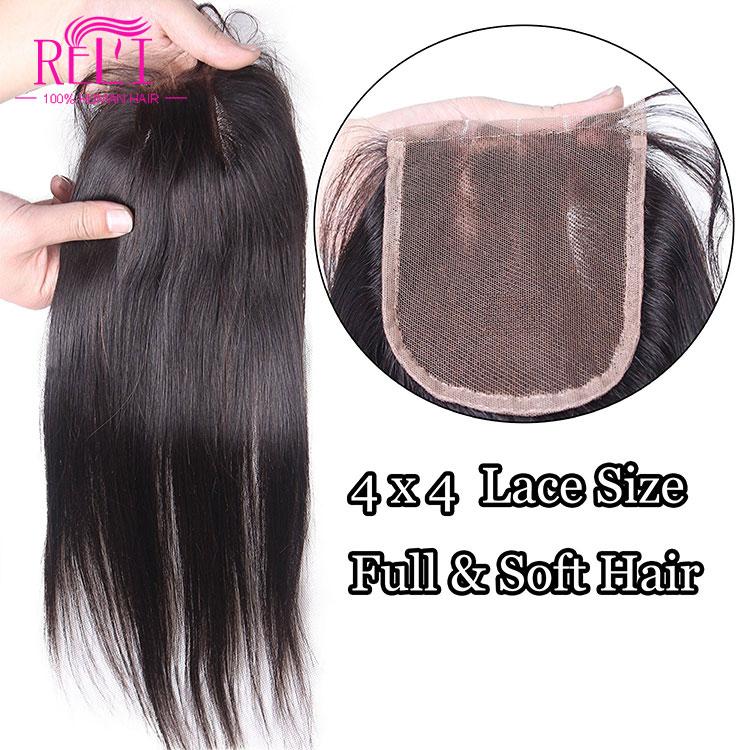 Top Quality 4*4 5*5 6*6 Transparent High Definition Straight Lace Sealing 100% Unprocessed Brazilian Hair Original Human Hair
