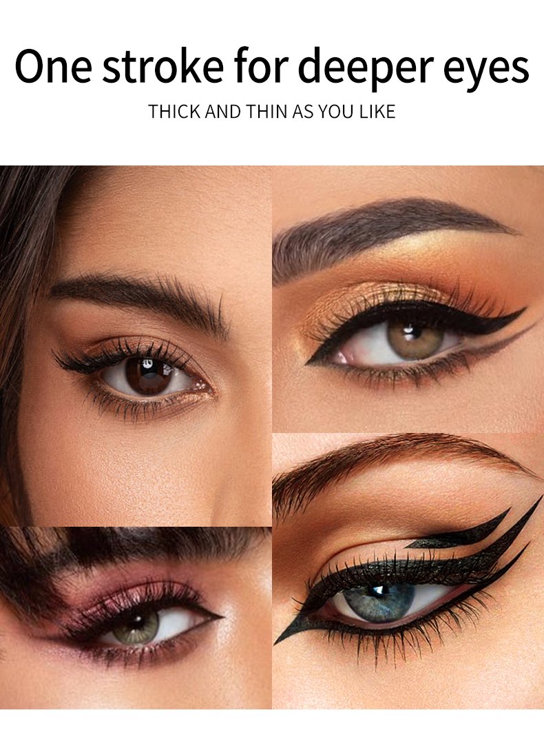 New Fashion Wholesale Makeup Thin Smooth Eyeliner Liquid Durable Waterproof Eyeliner Pen