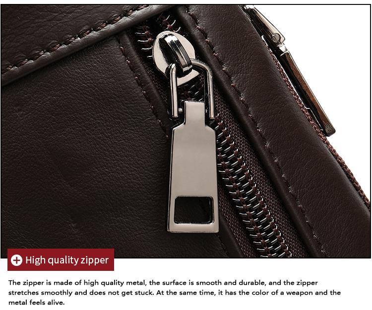 MARRANT Shoulder Bag Men's Outdoor Travel Camping Backpack Genuine Leather Men's Crossbody Sling Bag Genuine Leather Men's Chest Bag