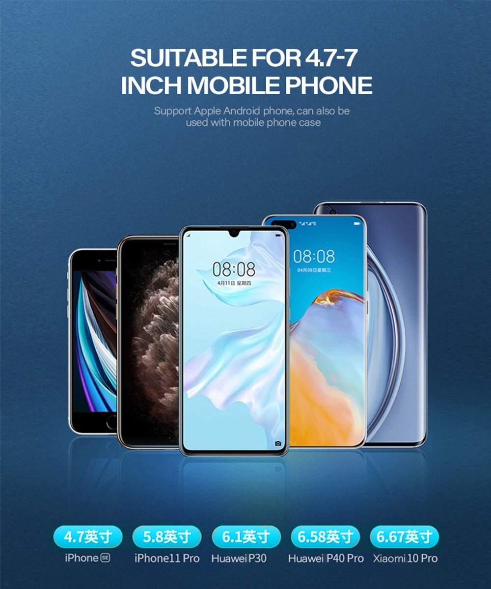 Customized Logo High Quality Black Mobile Phone And Car Mobile Phone Bracket Aluminum Alloy Accessories