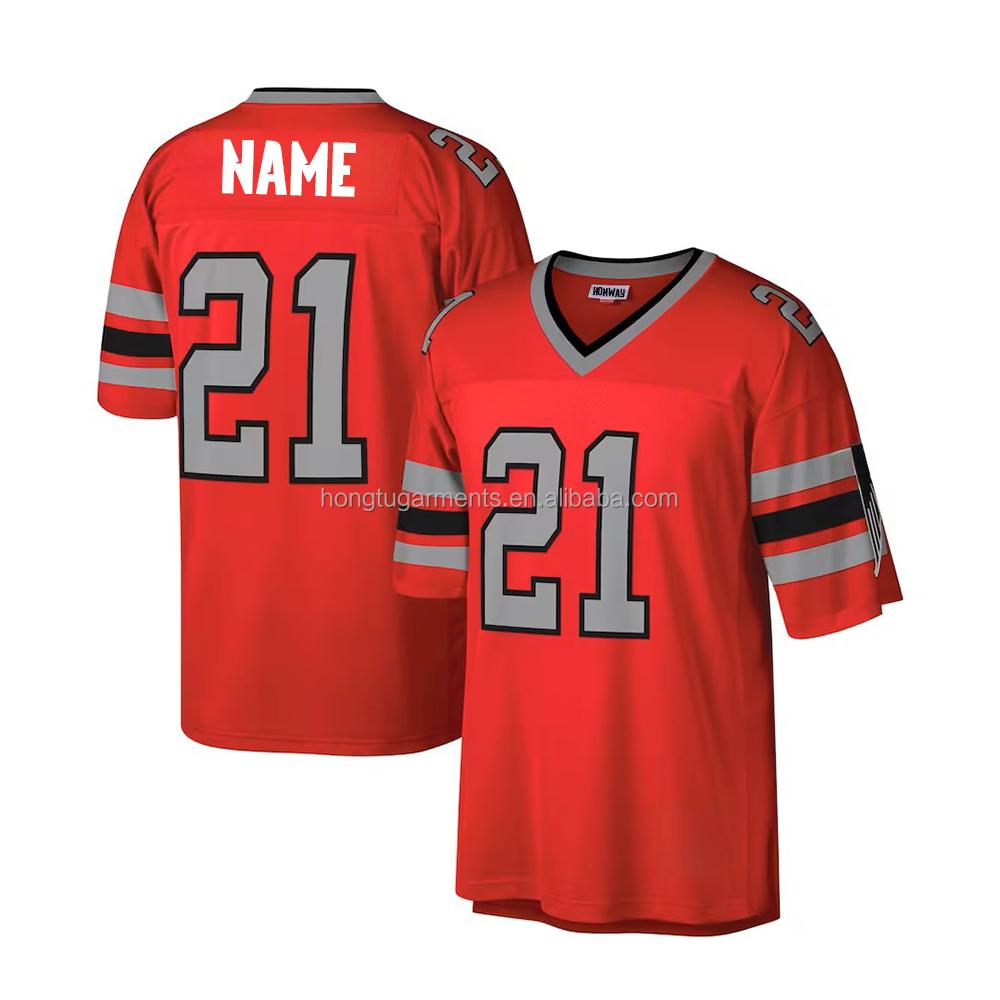 Custom Sublimation Stitching Embroidery Rugby Sportswear Jersey Football Original Football Shirt American Football Jersey