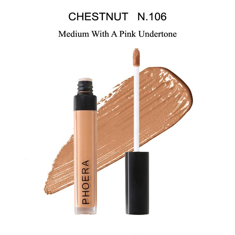 PHOERA Full Cover Liquid Concealer Base Maquiagem Matte Concealer Maquillaje