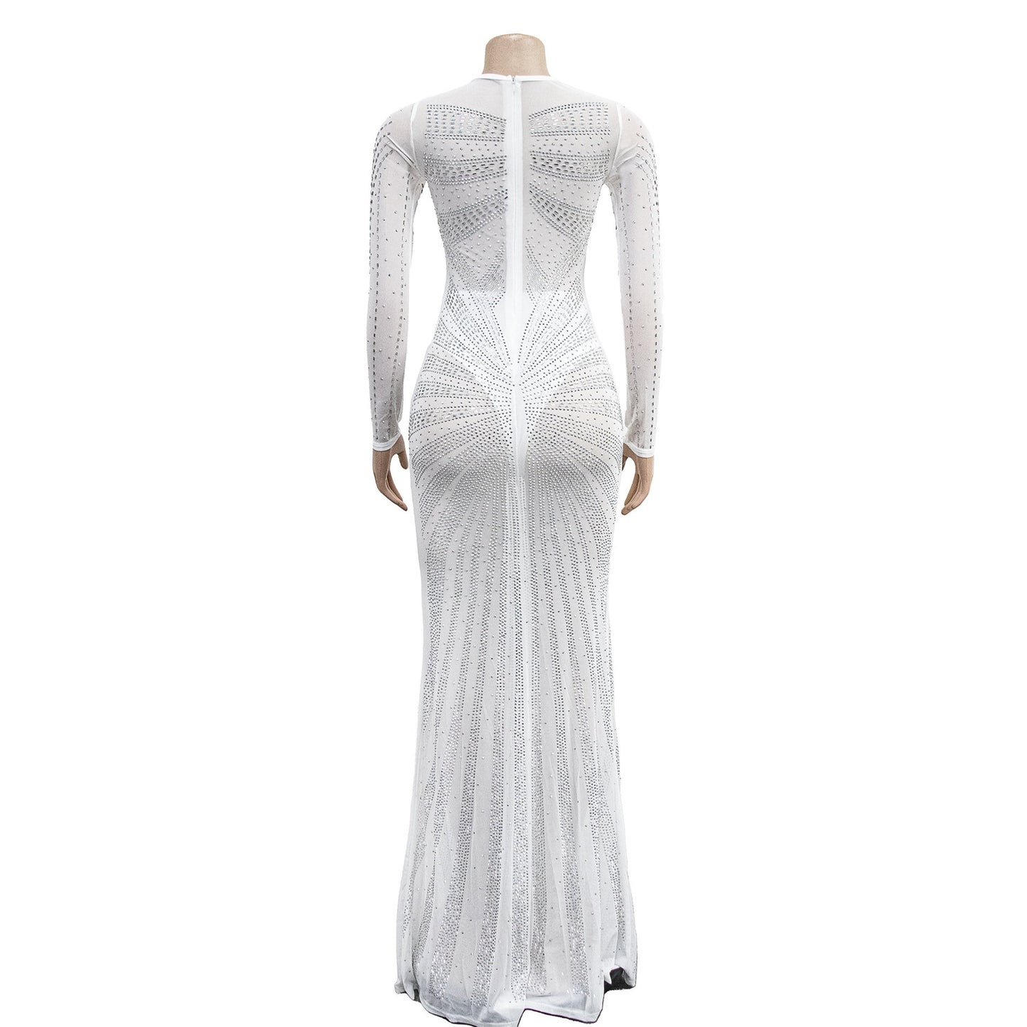 Elegant Long Women 2024 Women Cocktail Dress Elegant Rhinestone Dress High Quality