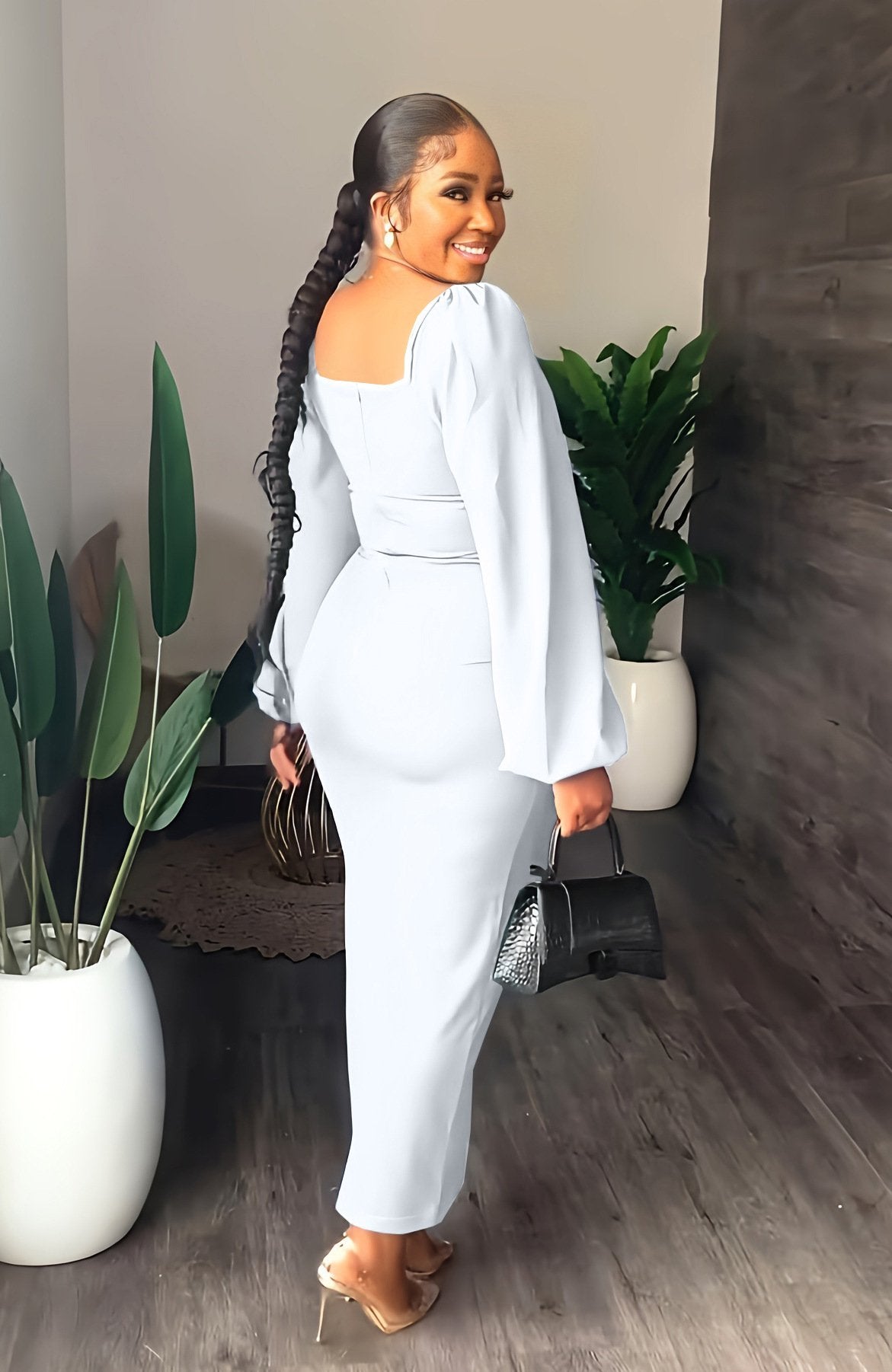 Women's Office Elegant Dress Design Women's Women's Business Dress Long Sleeve Women's Formal Work Clothes