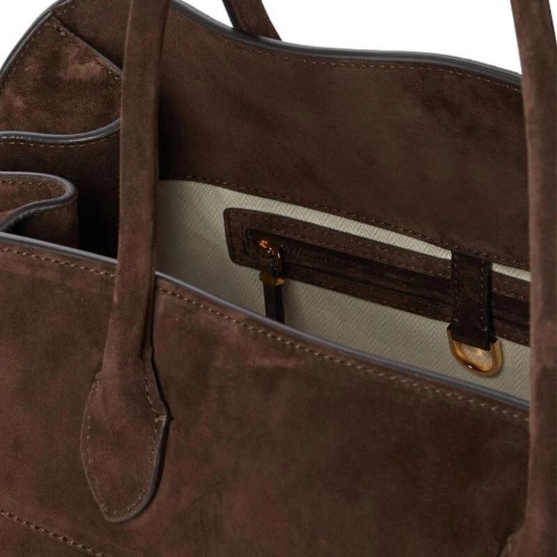 Custom Luxury Women Travel Handbag Leather Large Capacity Retro Women Suede Handbag Shoulder Bag