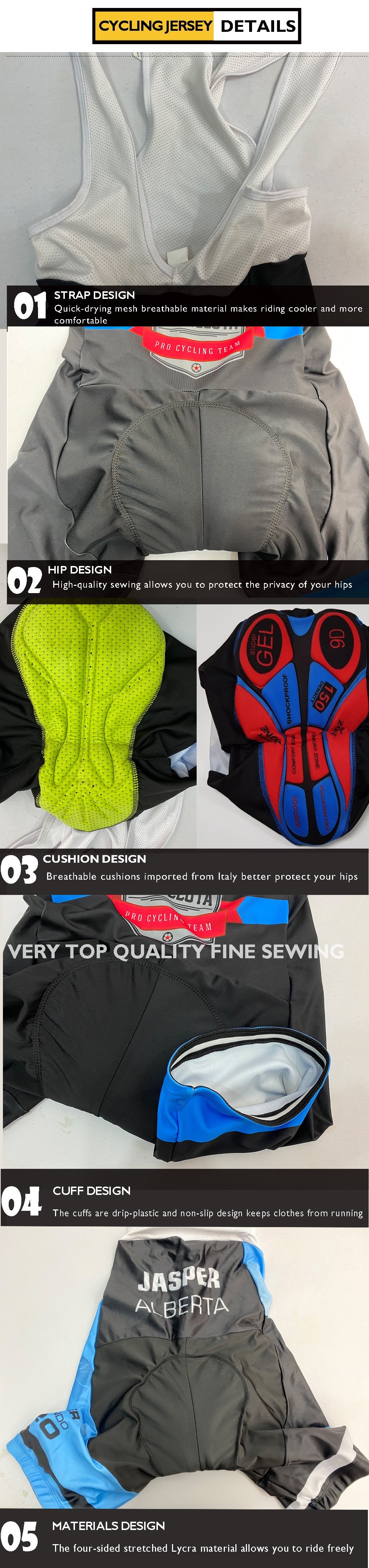 Quality Assurance Personalized Bicycle Shirt Cycling Shirt Men's Jersey Long Sleeve Clothing Suit Bicycle Shirt Cycling Jersey