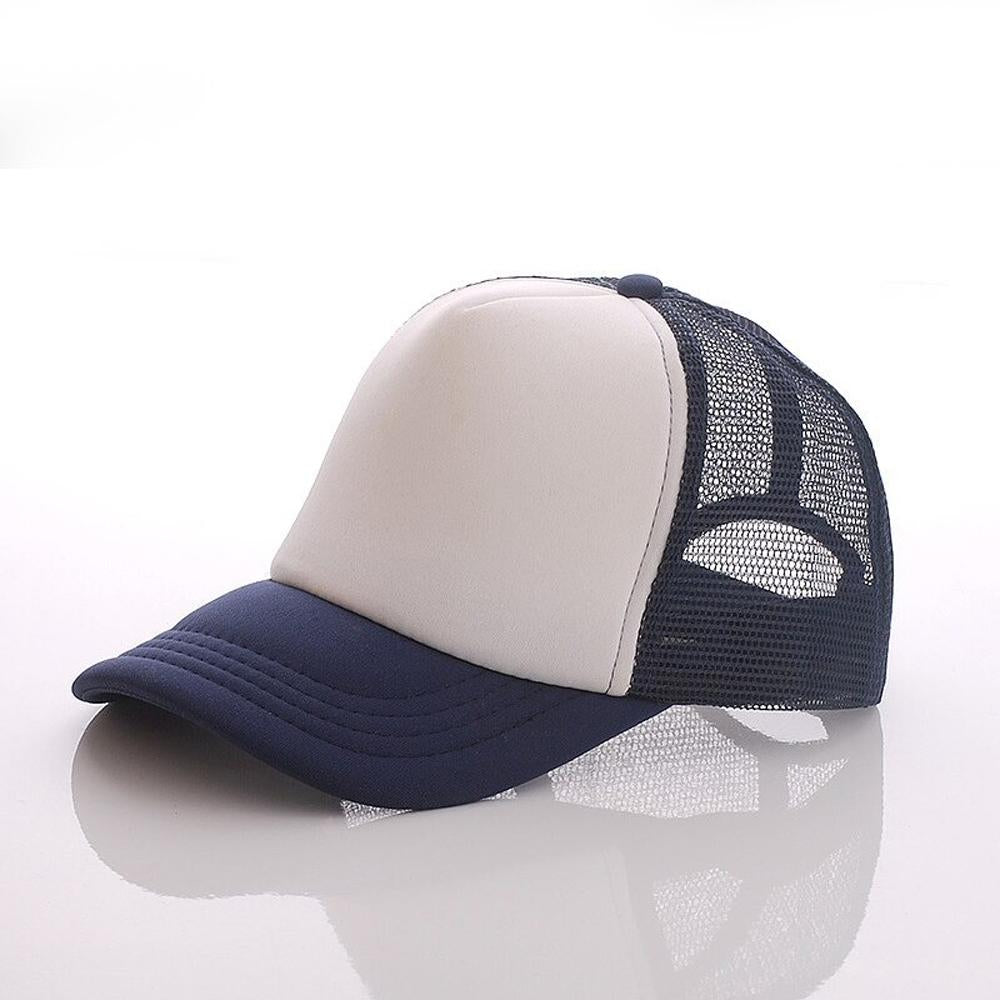 Custom Logo Embroidery Trucker Cap Solid Color Baseball Cap 5 Panel Cap Wholesale Low Price